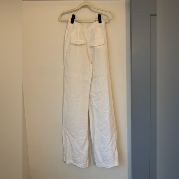 Selmacilek High Rise Pleated Women’s Pant in White (Ecru Brand Color) - Picture 7 of 9